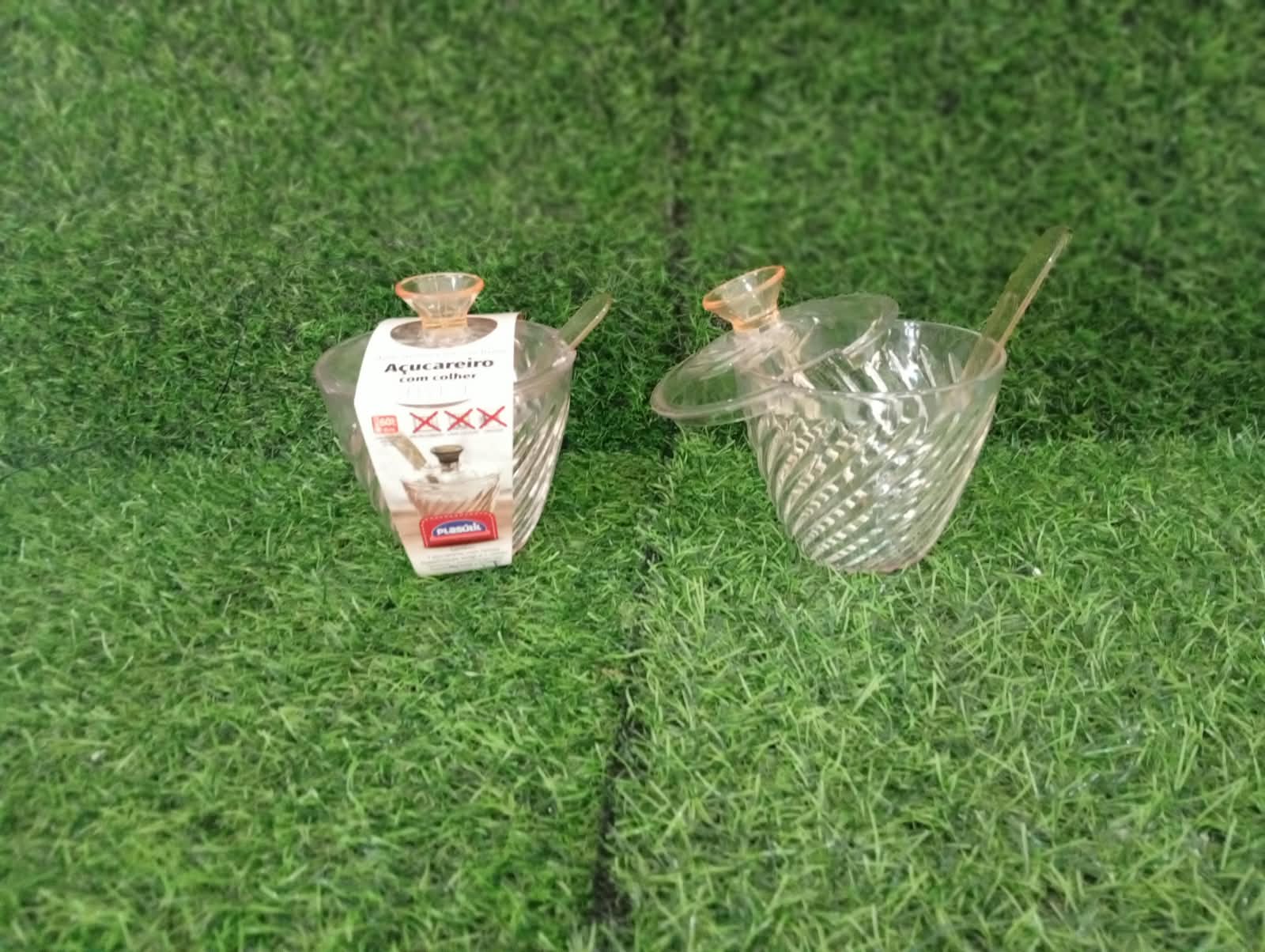 Azucarera con cuchara plastica